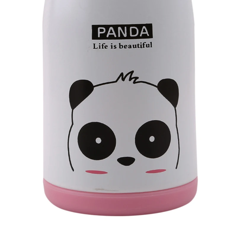 350ml/260ml Thermal Mug Cartoon Duck Deer Elephant Panda Lion Animal Thermos Cup For Women Kids Water Bottle garrafa termica