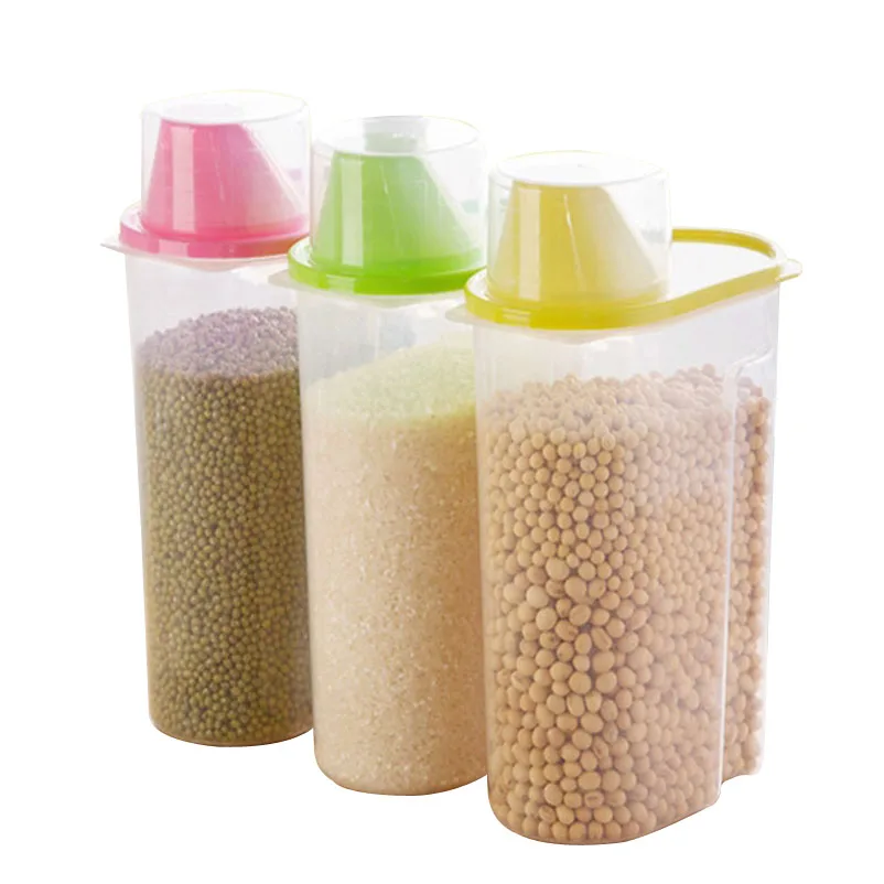 Free shipping 1.9L and 2.5L tank plastic storage bottle jar Large