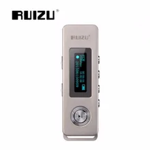 RUIZU K10 HD цифровой диктофон Регистраторы 8 Гб Шум Снижение Мини MP3 плеер Портативный небольшой Регистраторы для лекции