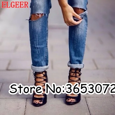 lace up stiletto