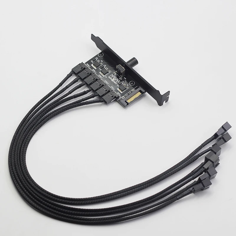 Новый контроллер скорости вентилятора для ПК компьютерного PCI bit 6 концентраторов