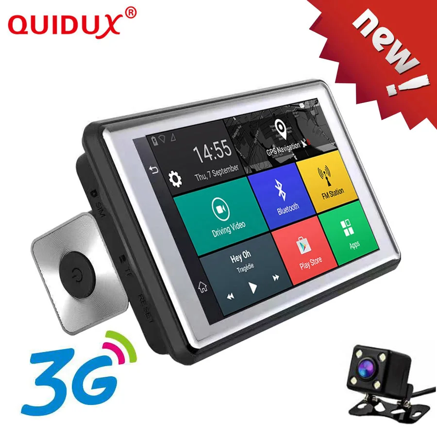 

QUIDUX 3G Dash Cam smart Car 4.0inch 1080P HD Video Recording With WIFI Function Rear View Camera Parking Monitoring Dash Camera