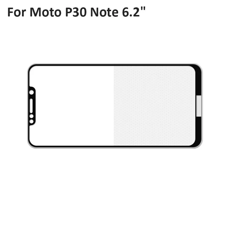 9H полная защита для экрана Moto P30 Note P 30 полное покрытие защитная пленка Закаленное
