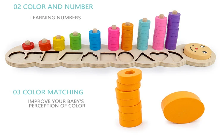 9 montessori educational wooden toys