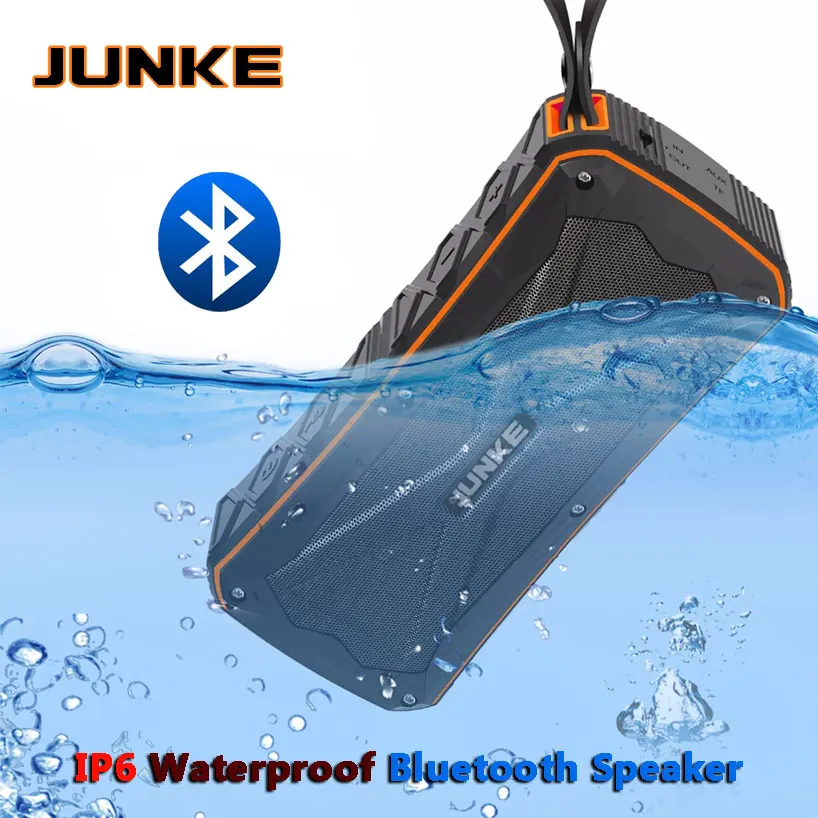 Водонепроницаемая уличная Bluetooth колонка с супер басами портативное зарядное