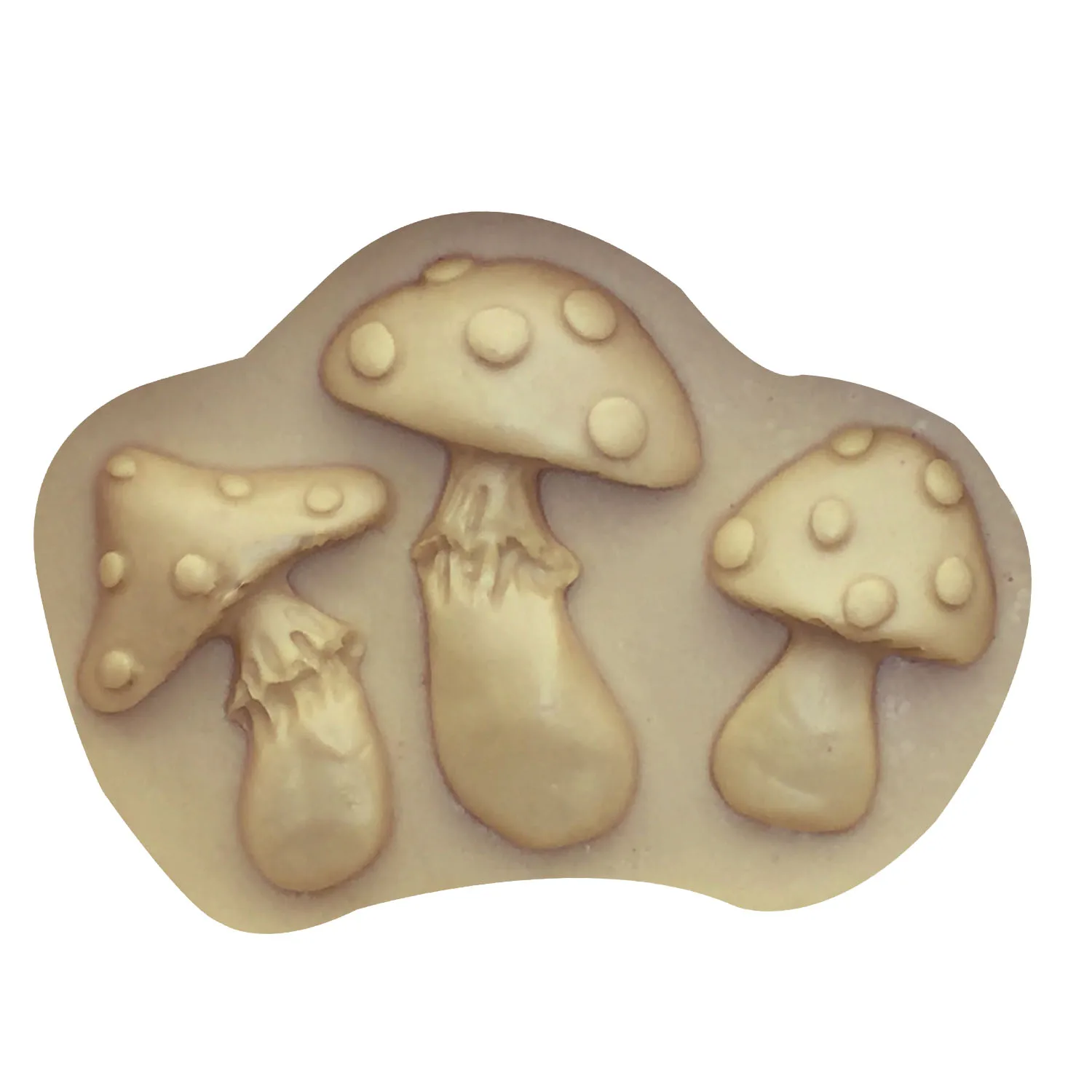 3D Poisonous Mushroom Silicone Mold Halloween Chocolate Fudge