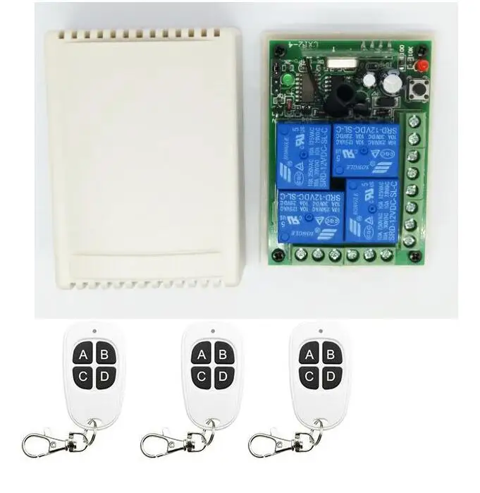 best DC12V 4CH RF Wireless Remote Control System teleswitch module