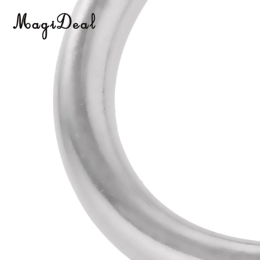 MagiDeal Superior Strength 1Pair Smooth Welded Polished Boat Marine Stainless Steel O Ring Replacement for Rowing Boat Dive Acce