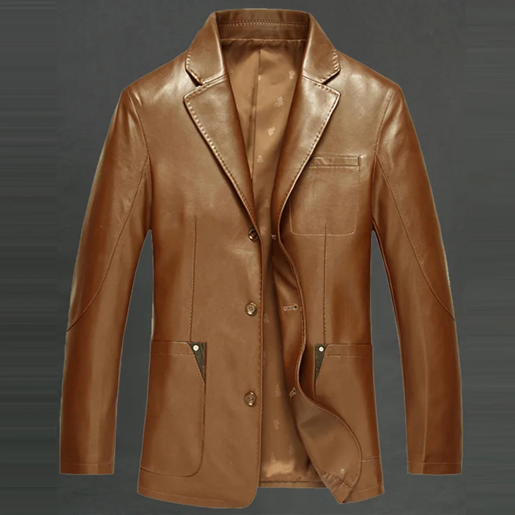 Hot sale men leather jacket men fashion genuine leather