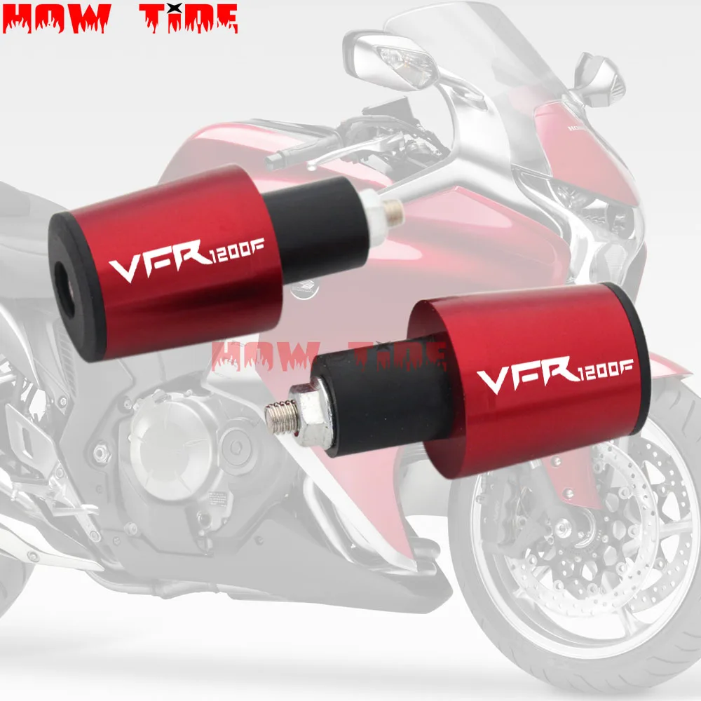 Для HONDA VFR 1200/F VFR1200F CNC алюминиевые аксессуары для мотоциклов 7/8 ''22 мм ручки для руля - Цвет: Red