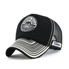 Модная новинка Мужская сетчатая бейсбольная шляпа от солнца Snapback хип-хоп шляпа