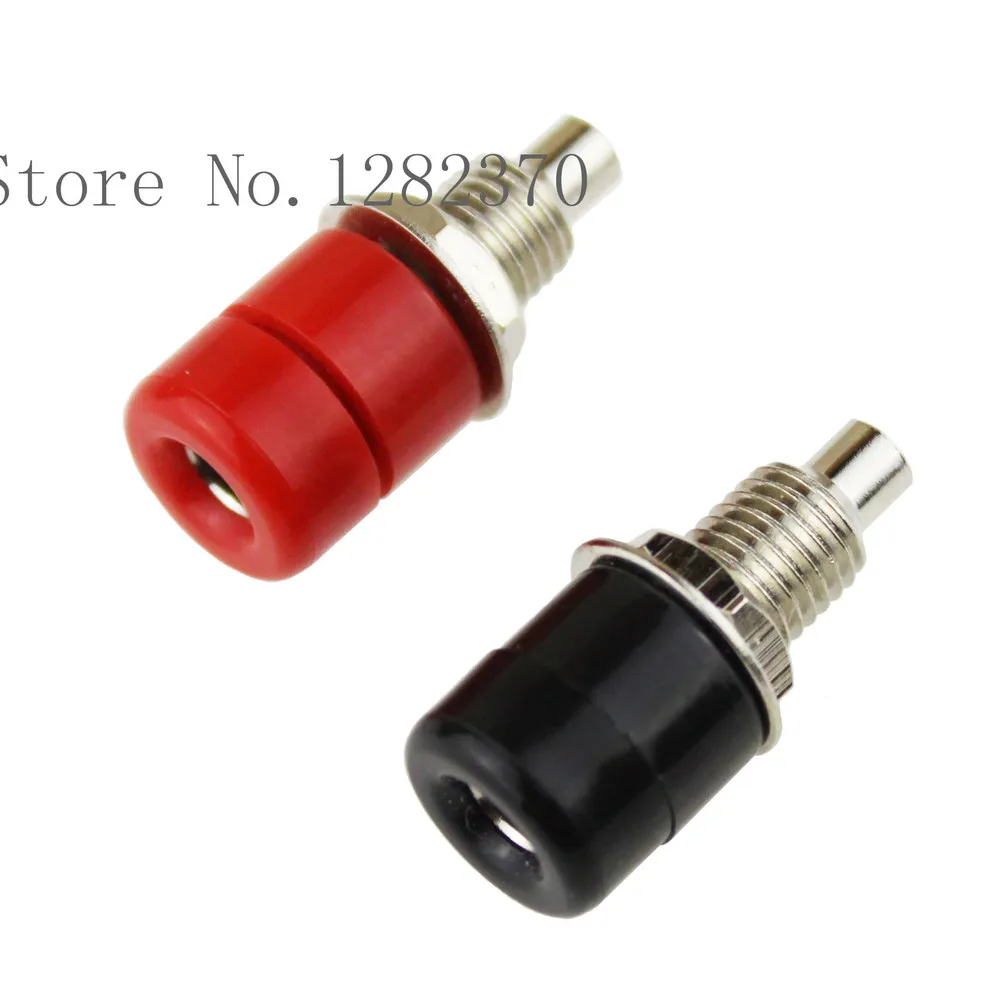 

[SA] BS4247 4mm banana socket panel mounting copper Banana Socket --100pcs/lot