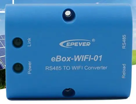 WiFi adapter MPPT 10A/20A/30A/40A контроллер солнечного заряда черный-легкий ЖК-солнечный регулятор для 12 В 24 В свинцово-кислотная литиевая-ионная батарея - Цвет: WiFi adapter