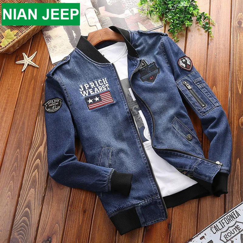 De Jeans Vestes 5xl Col Plus Montant Nian dark Blue Vêtements Veste Marque 3xl Hommes 4xl Manteau La Taille Blue 130 Jeep Mode Denim XiuOlTPkZw