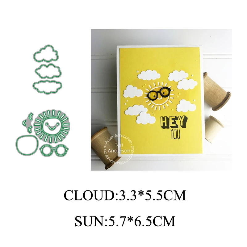 

Sun & Cloud 2019 NEW Metal Cutting Dies Scrapbooking for Card Making Photo Album DIY Embossing Cuts Lucky Goddess Craft