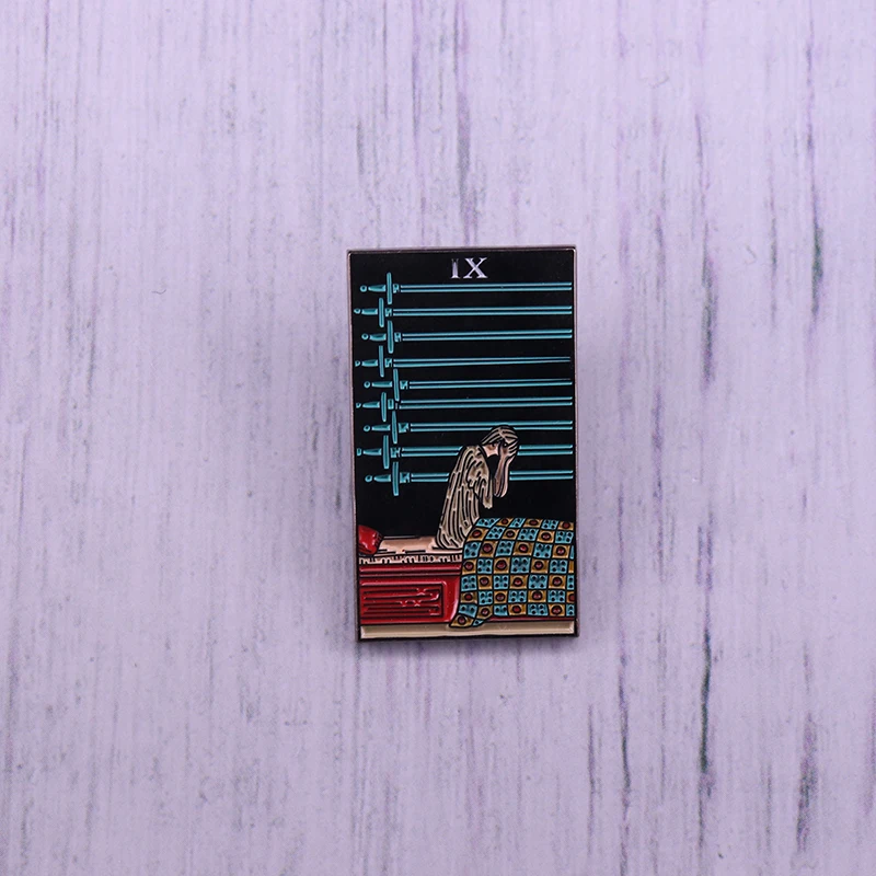 

Nine of Tarot Card Card Enamel Pin