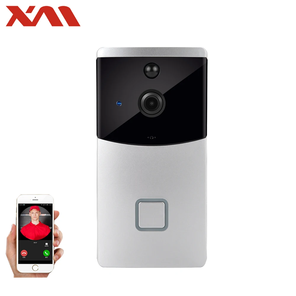 Смарт-видео дверной звонок камера wifi HD 720P беспроводной дверной звонок ночного видения двухсторонний аудио PIR система безопасности домофон