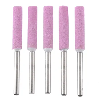 

5PCS 3/16" 4.8mm Chainsaw Sharpener Burr Chain Saw Grinding Stone File Rotary Tools Mayitr
