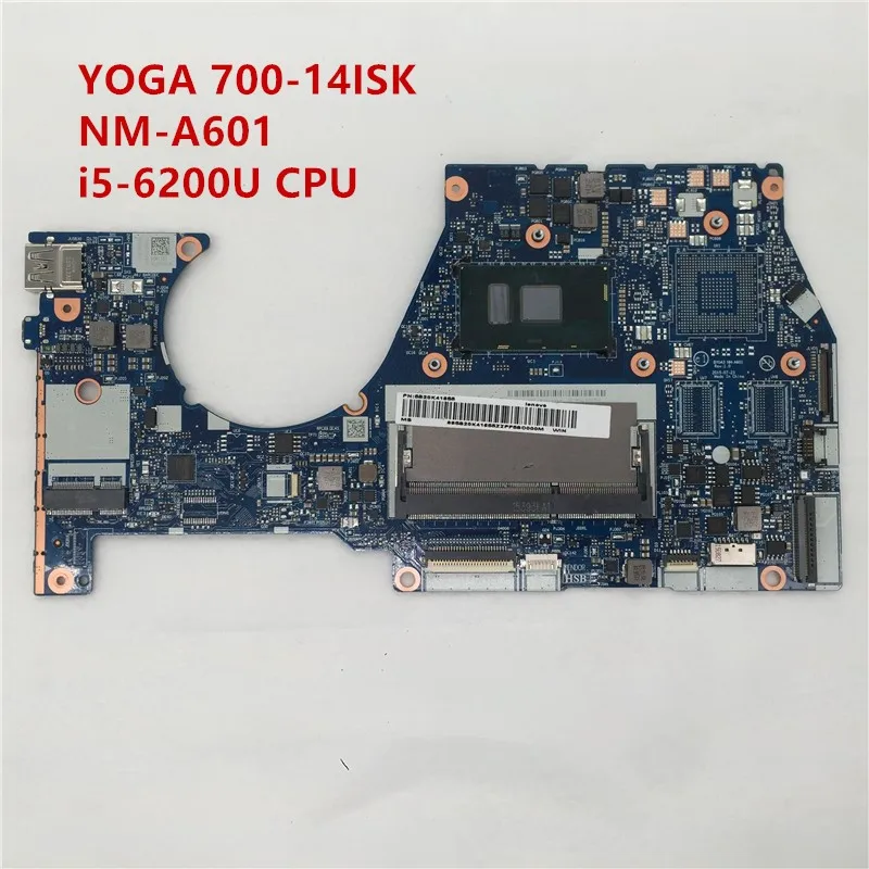 Материнская плата для ноутбука YOGA 700-14ISK yogo 700-14lSK BYG43 NM-A601 5B20K41654 SR2EY I5-6200U CPU GT940M 2 ГБ