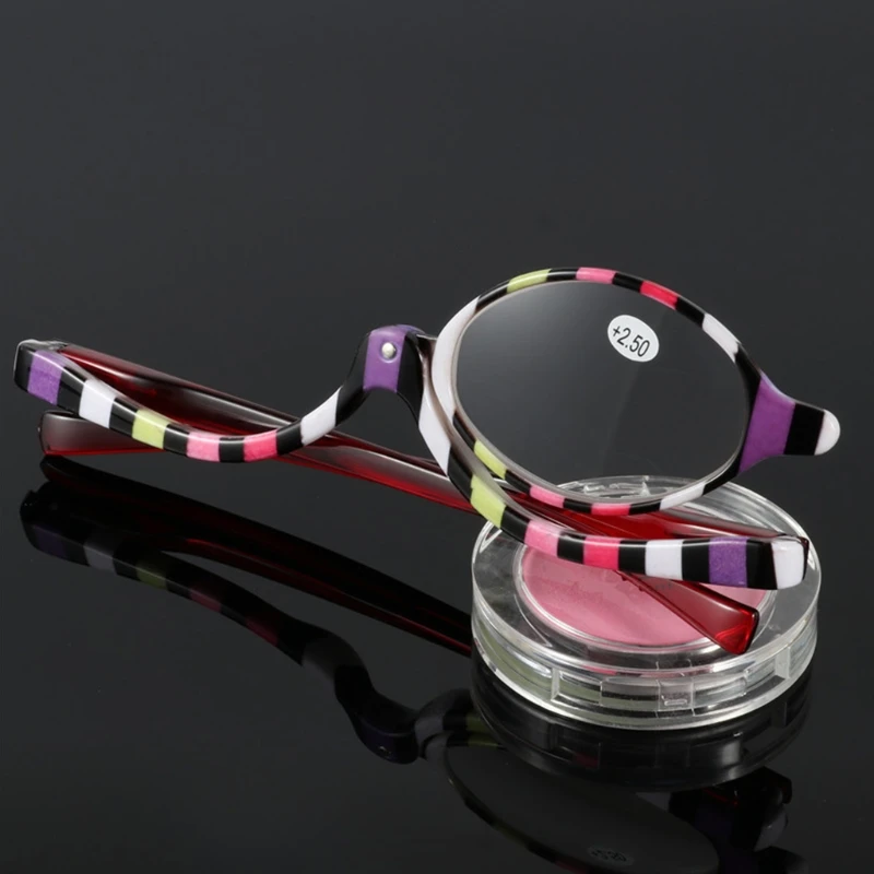 Gafas de lectura de maquillaje plegables para mujer gafas de aumento delgadas de moda + 1,5 a + 4,0 Gafas de lectura de maquillaje plegables para mujer gafas de aumento delgadas de moda + 1,5 a + 4,0