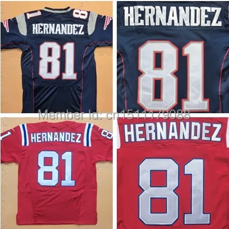 aaron hernandez red jersey