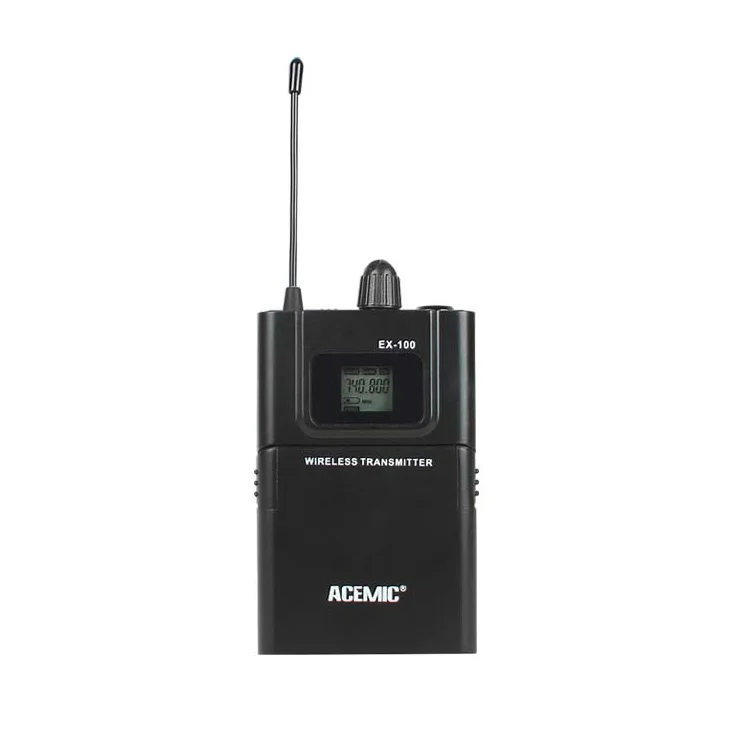 

Single Wireless Bodypack Lavaliere transmitter sender with Mic for ACEMIC PR8 Receiver Only, Frequency range 660~690Mhz