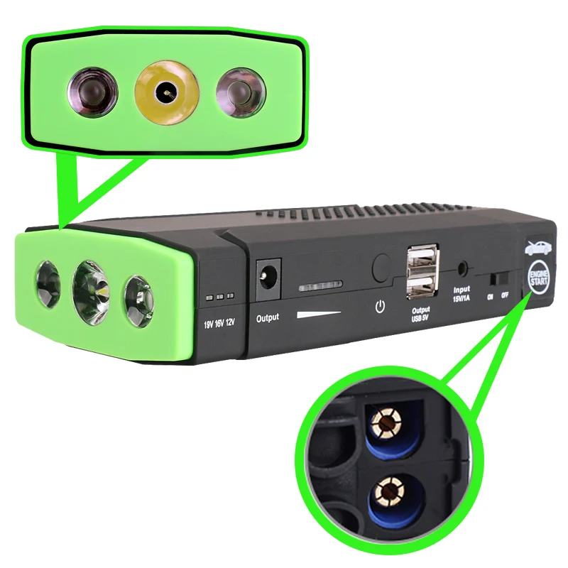 Pushidun Jump Start power Bank аварийный усилитель Jumper автомобильный аккумулятор 12 В в