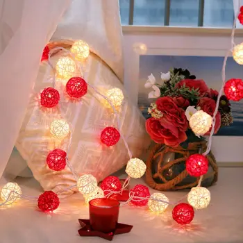 

Lantern LED Decorative Lantern Lighting String 2m/10 Lights, 4m/20 Lights, New Year Waterproof Outdoor Fairy Holiday Lighting