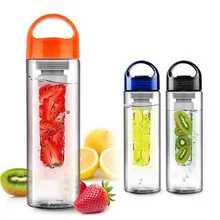 Portable 800 ML Deportes Salud Fabricante de Jugos De Fruta Infusión Botella de Agua Infusor Nuevo Popular Nuevo