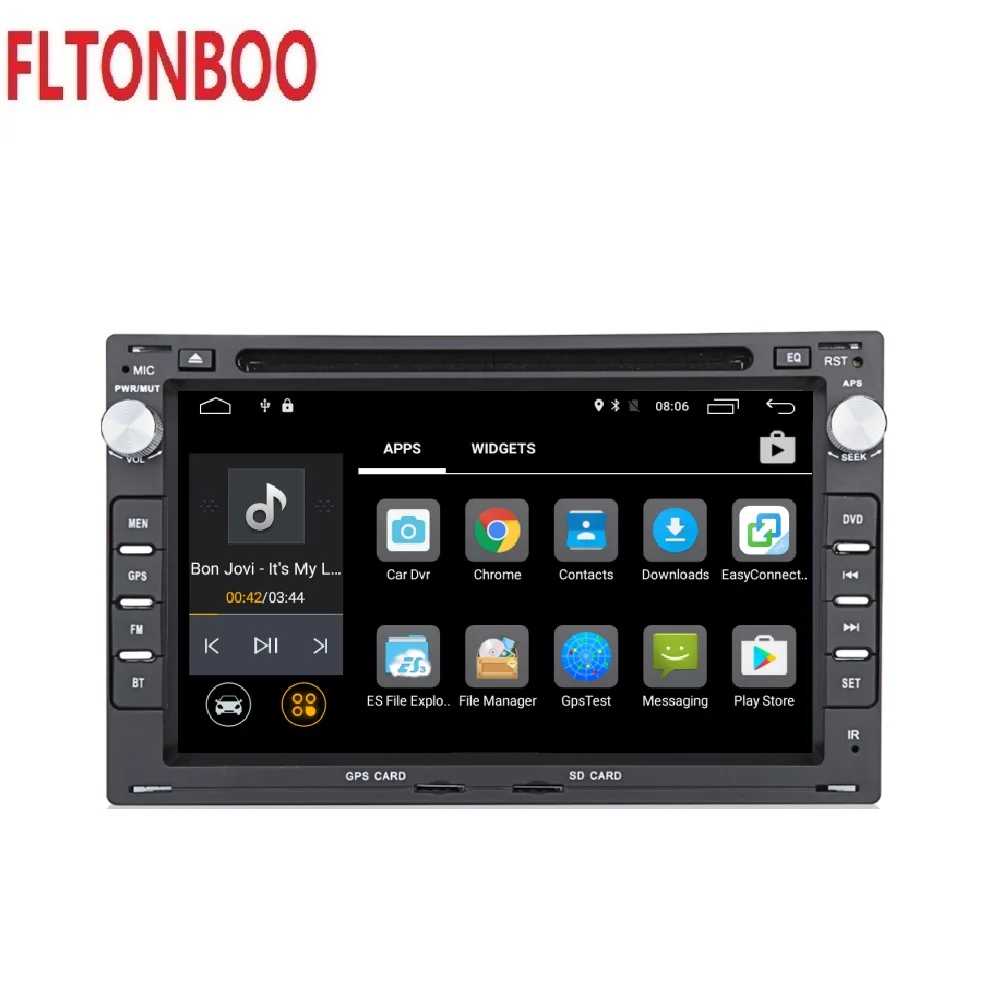 7 дюймов Android 8 1 для VW B5 поло Гольф 4 jetta 2din автомобильный dvd с gps навигацией Wi Fi радио