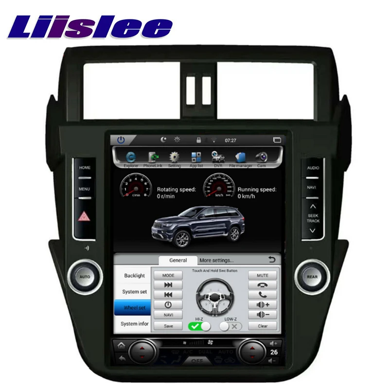 Clearance LiisLee Car Multimedia GPS Audio Radio Stereo For TOYOTA Land Cruiser Prado J150 LC150 2014~2017 Original Style Navigation NAVI 2