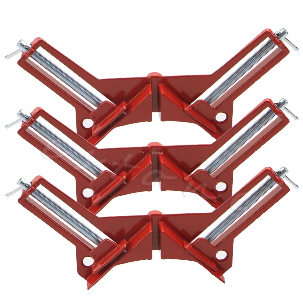 

90 Degree Right Angle Picture Frame Corner Clamp Holder Woodworking Hand Kit