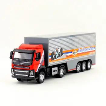 

Free Shipping/1:50 Scale/Diecast Model/Volvo Container Truck/Engineering Car/Sound & Light/Educational Collection/Gift/Children