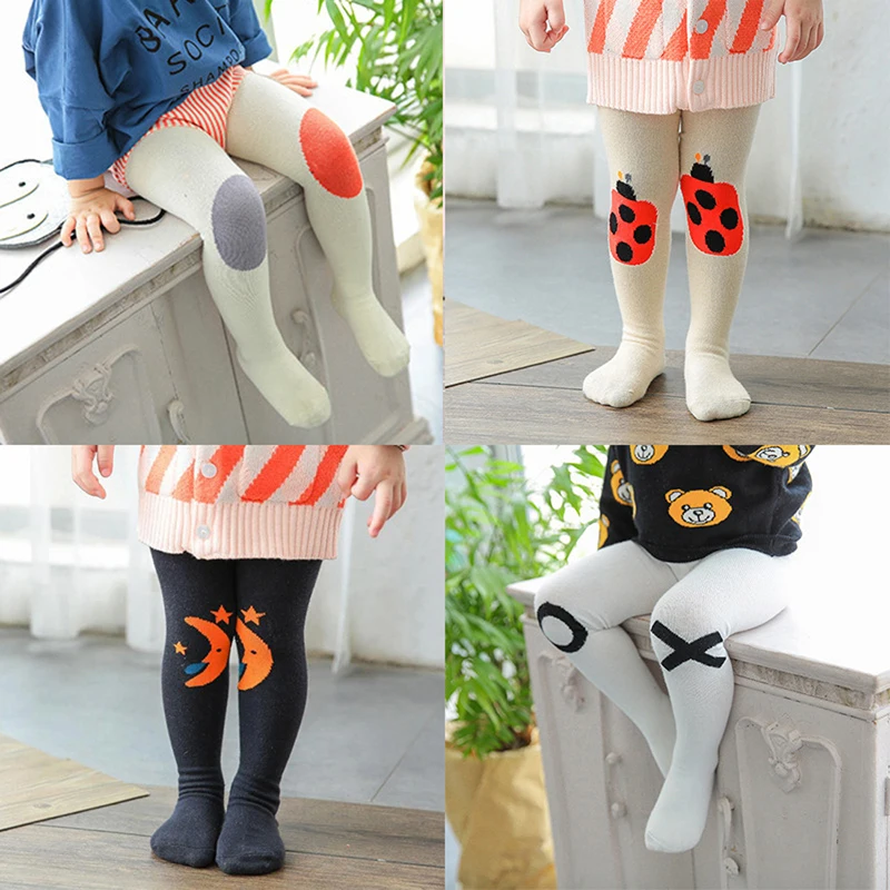

New Fashion Cotton Baby Tights Girls Boys Panyhose Children Cartoon Cute Kids Warm Clothes