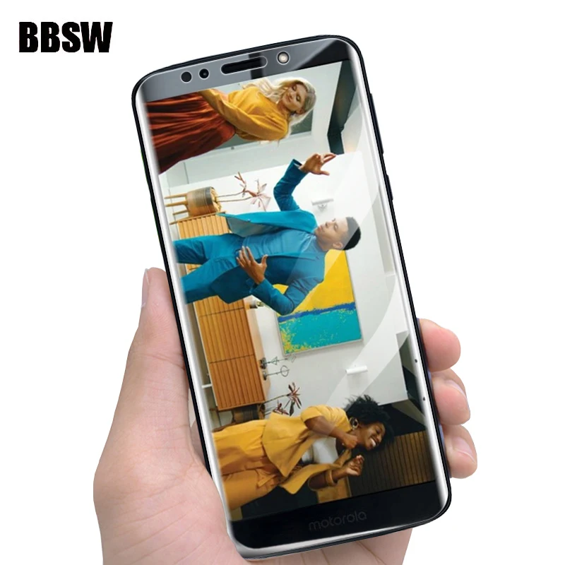 

BBSW 5D Curved Tempered Glass For Motorola Moto G6 Plus Full Glue Screen Protective Film For Moto G6 Plus Phone Tempered Glass