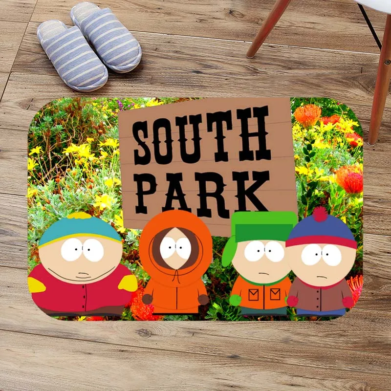Living Room Door Mat South Park Printed Floor Mat Outdoor Rugs Bathroom