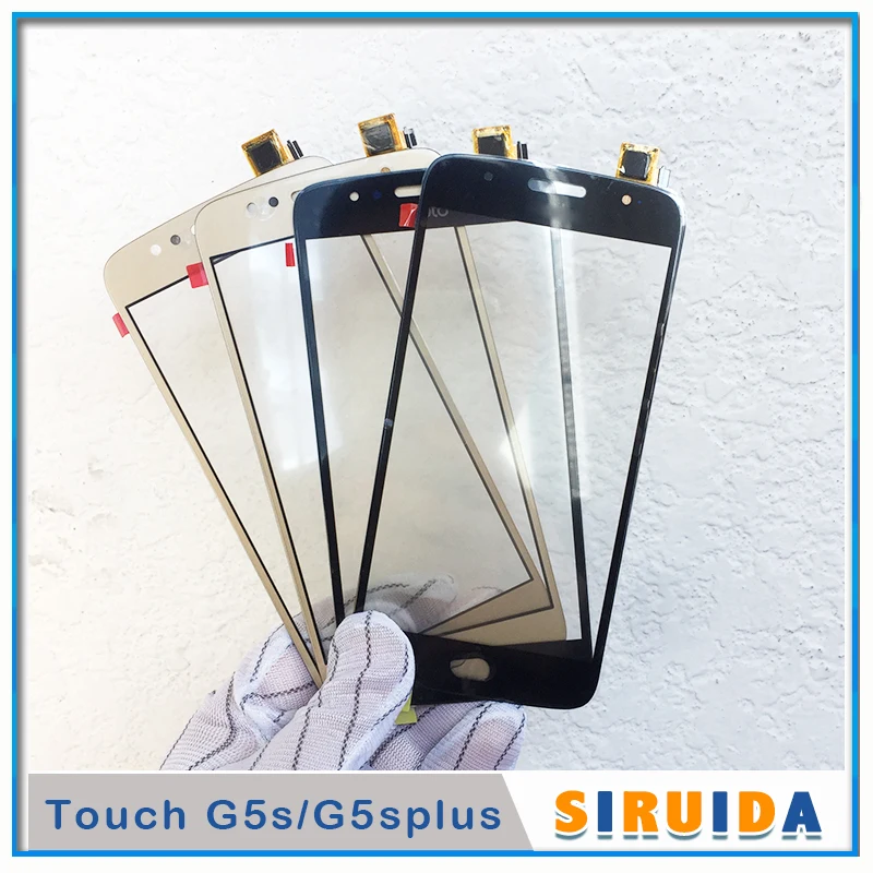 

Tested LCD Screen Front Touch Glass Lens Panel For Motorola Moto G5s G5splus Refurbishment Repairing
