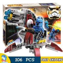 106 pcs Espaço guerras Troopers Avengers Senado Commando 10367 Incrível Kit Modelo de Construção Blocos Kid Brinquedos Bricks Compatível Com Lego
