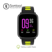 Samload IP68 Sports Pulseira Bluetooth Inteligente Relógio Adulto Nadar Equitação Freqüência Cardíaca Rastreador Rastreador Sono Para iPhoneSE 6 7 8 xiaomi