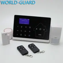 Android IOS APP 433Mhz Sensor Dual network GSM PSTN Sim Call LCD Smart Dislay Touch Keypad
