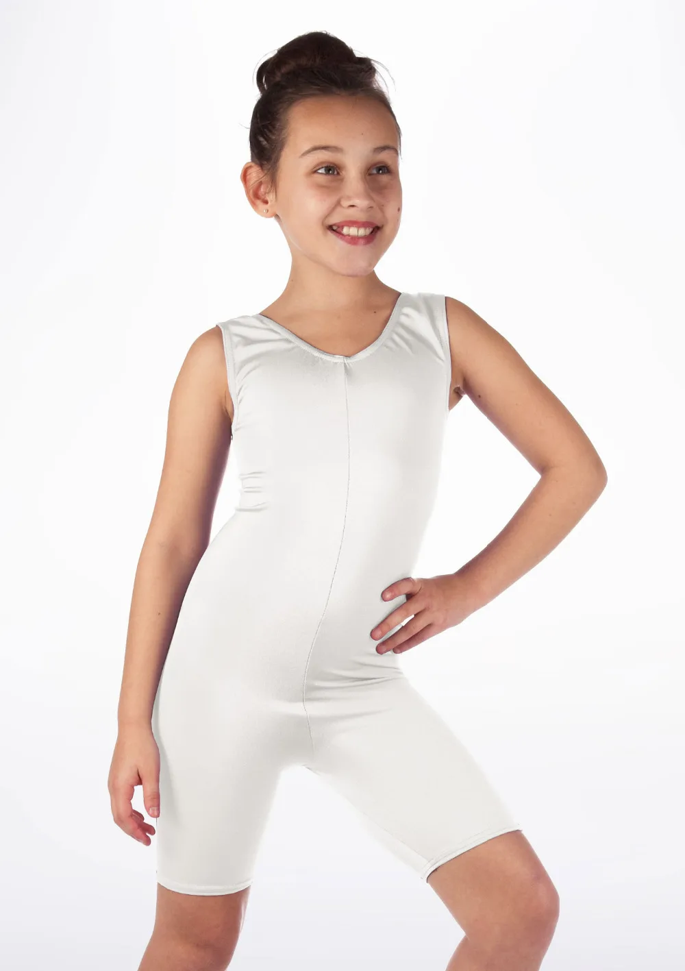  Girls' Dance Basic  Team Tank Biketard  Gymnastics  Unitard For Ballet Dance Class (5)