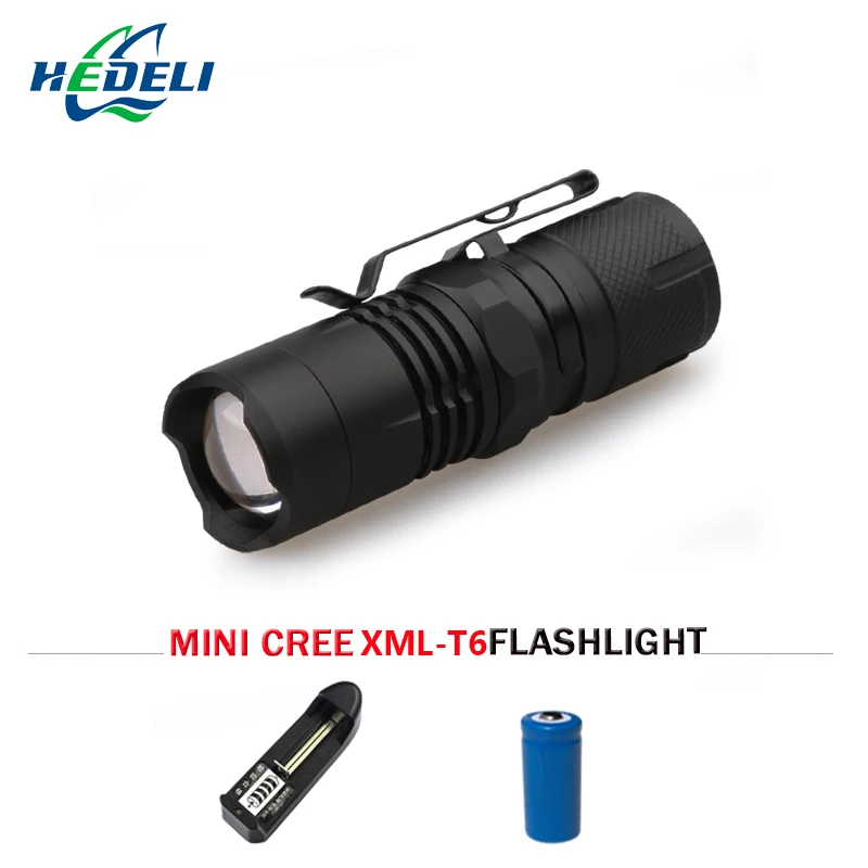 

Super bright mini flashlight rechargeable zoomble xml t6 hand lamp lantern led zaklamp torch flashlight lampe torche with magnet