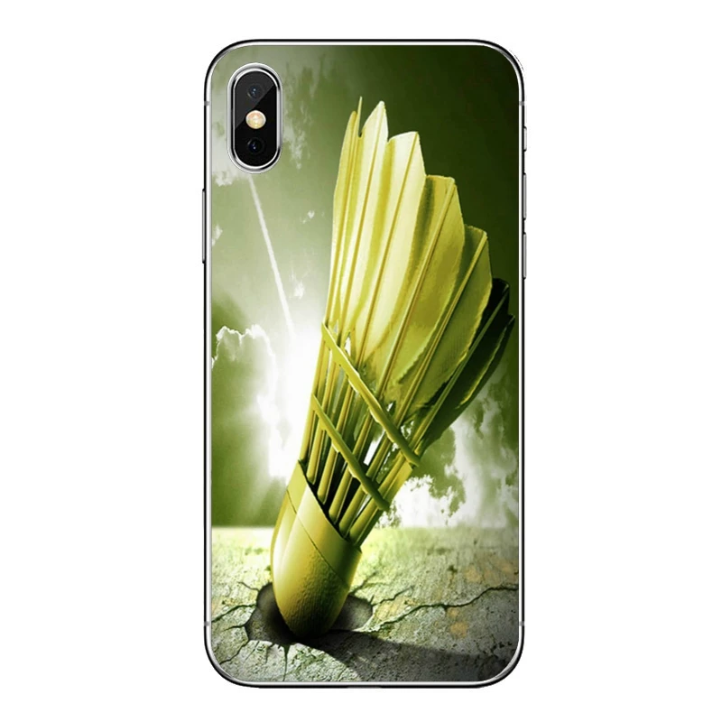 Модный чехол для телефона в виде бадминтона Samsung Galaxy S10 S9 S8 S7 S6 edge Plus Lite S5 S4 Note 9 8 5 4