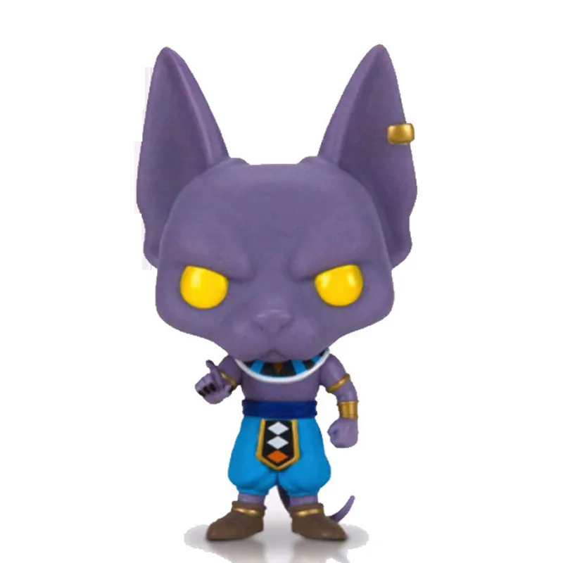 Dragon Ball Beerus Аниме фигурки виниловые куклы 10 см ПВХ Модель Figma Dragon Ball супер действие и игрушки Фигурки