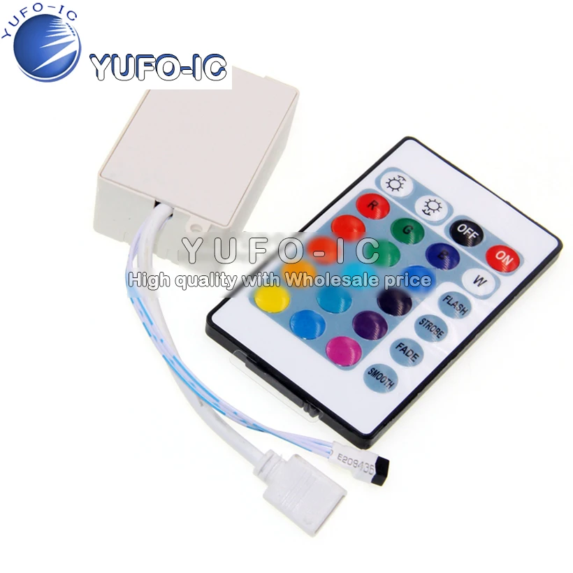 12 V контрольный ИК 24 ключ RGB семь фонарей с жесткой лампой 3528 5050 модуль IR44 пульт