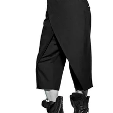 27-44 Новые Новинка года Для мужчин одежда мода GD DJ стилист персонализированные Капри Штаны Брюки Большие размеры этап певица костюмы