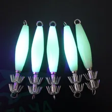 Кальмарные Крючки для рыбалки рукав-рыба в океане 9 см 15 г