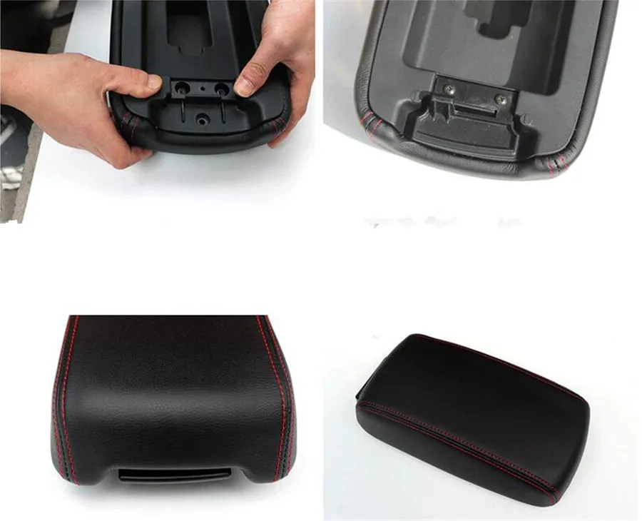 Автомобильный Стайлинг, накладка на подлокотник, защитная накладка, накладка, декоративная отделка, чехол для Mitsubishi ASX 2013-, автомобильные аксессуары