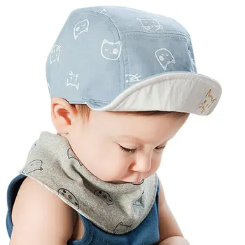 

Cute Baby Kids Cat Cap Hat Bonnet Cotton Outdoor Dress Sun Hats For 4M-18M
