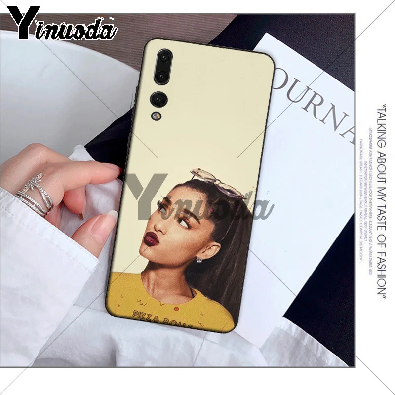 Yinuoda Cat Ar Ariana Grande Black TPU Soft Rubber Phone Cover for Huawei P10 plus 20 pro P20 lite mate9 10 lite honor 10 view10 Yinuoda Cat Ar Ariana Grande Black TPU Soft Rubber Phone Cover for Huawei P10 plus 20 pro P20 lite mate9 10 lite honor 10 view10